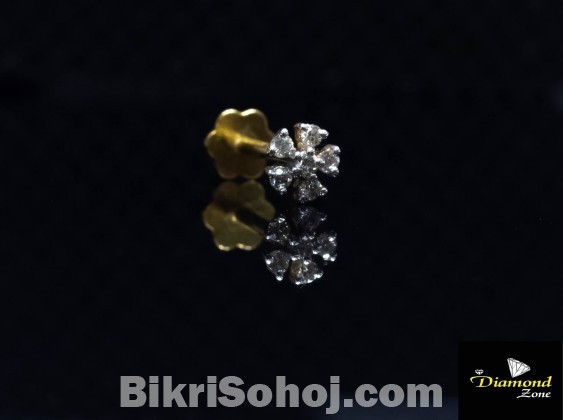 Trengl Diamond Nose-pin